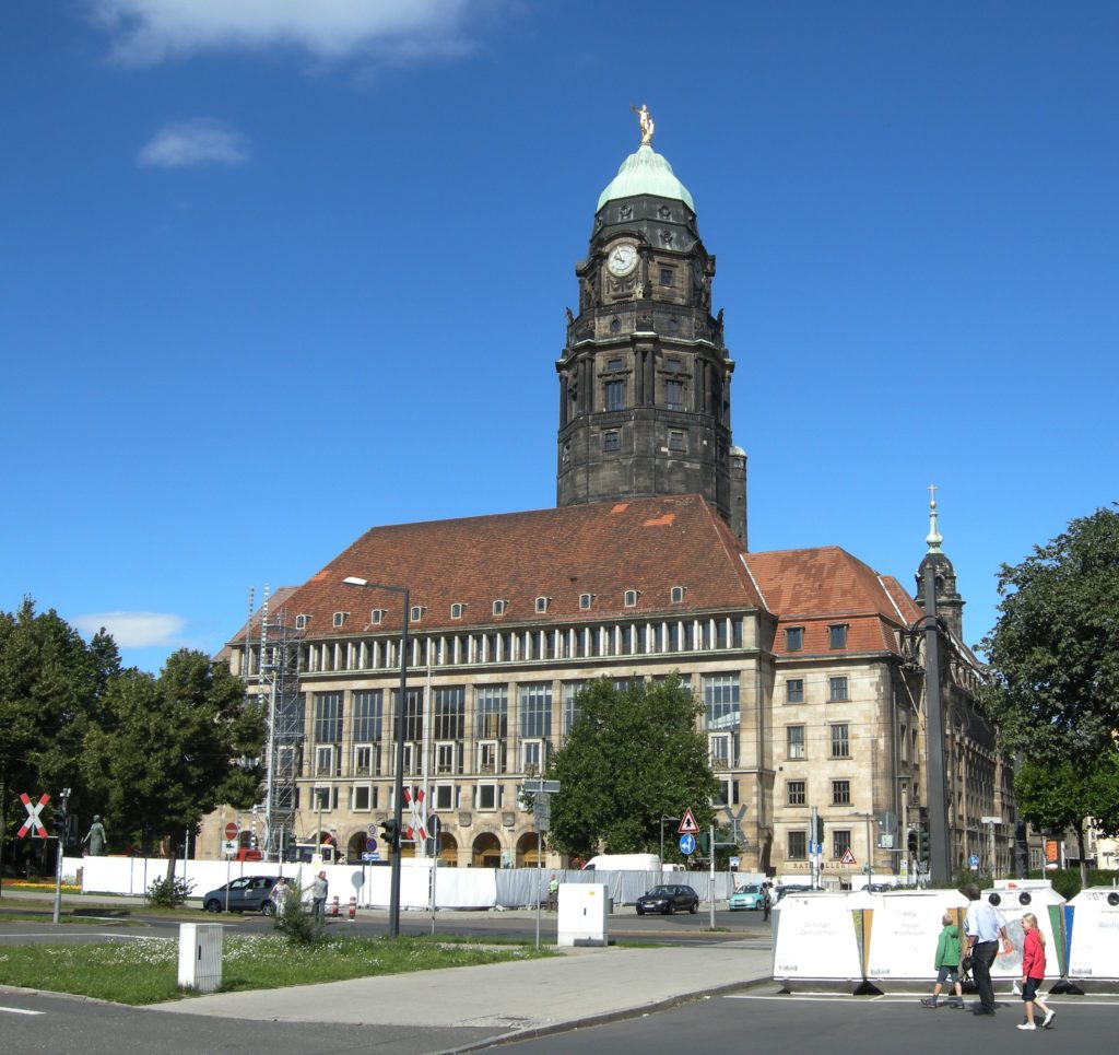 das rathaus in Dresden