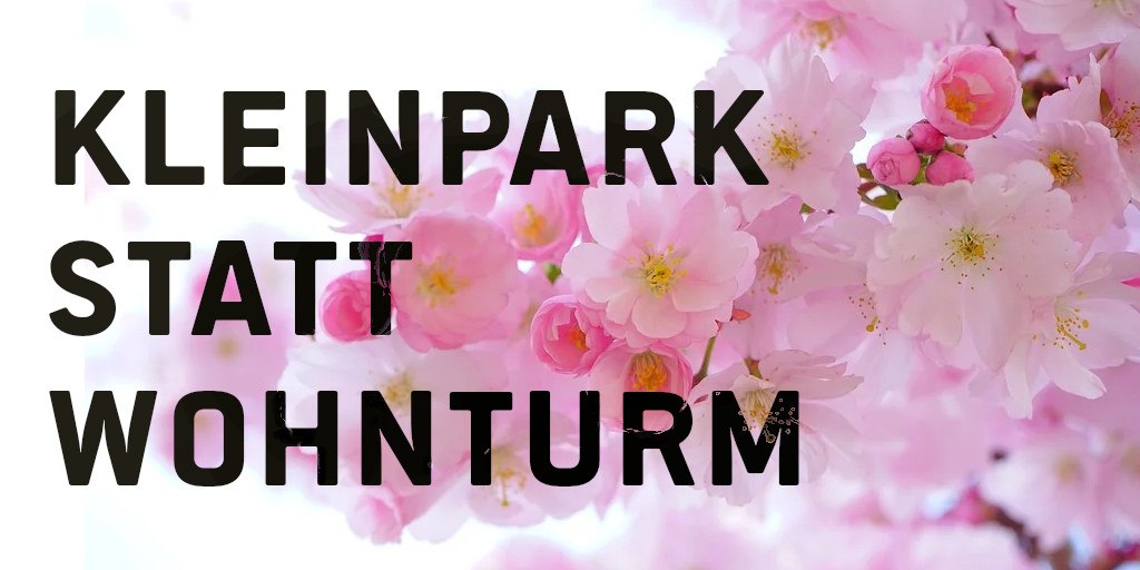 Kleinparks statt Wohntürme